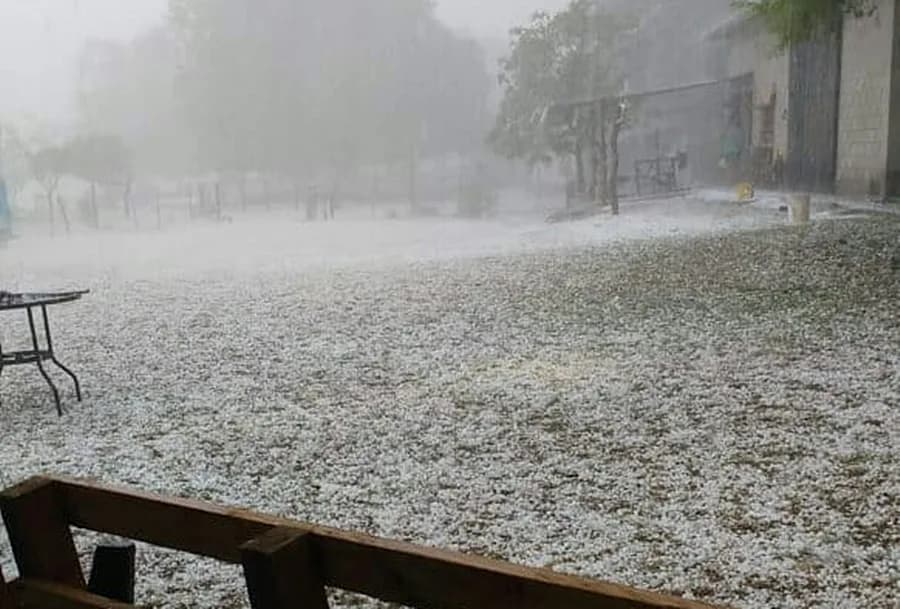 Intenso granizo sorprendió a Córdoba y Santa Fe: cuál es el pronóstico para Santiago del Estero