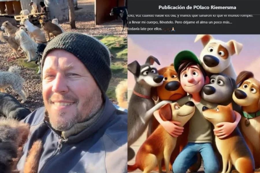 El desgarrador posteo de Eduardo “Polaco” Riemersma en 2025 hablando sobre su muerte y sus perros