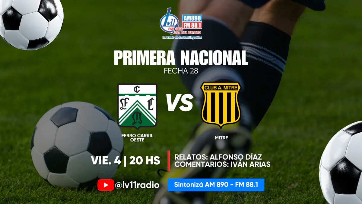 Mitre visita al puntero y LV11 te lleva toda la emoción de la Primera Nacional