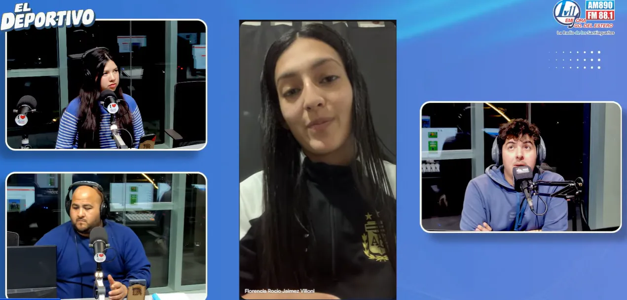 "El fútbol y el arbitraje no tienen género": Florencia Jaimez Villoni pasó por El Deportivo tras capacitarse en La Rioja