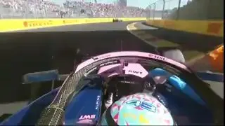 Colapinto hizo flamear la bandera argentina tras su gran actuación en el GP de España de Fórmula 1