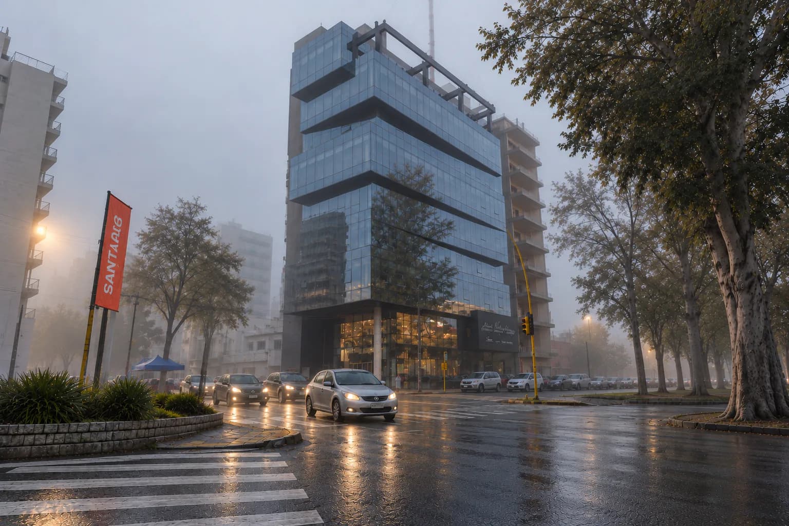 Santiago amaneció entre neblina y frío: ¿cómo seguirá el tiempo este lunes?