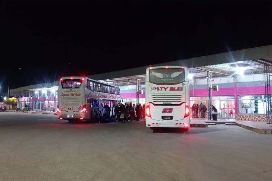 Momentos de tensión en la terminal de Añatuya: una mujer de 83 años se descompensó tras descender de un micro