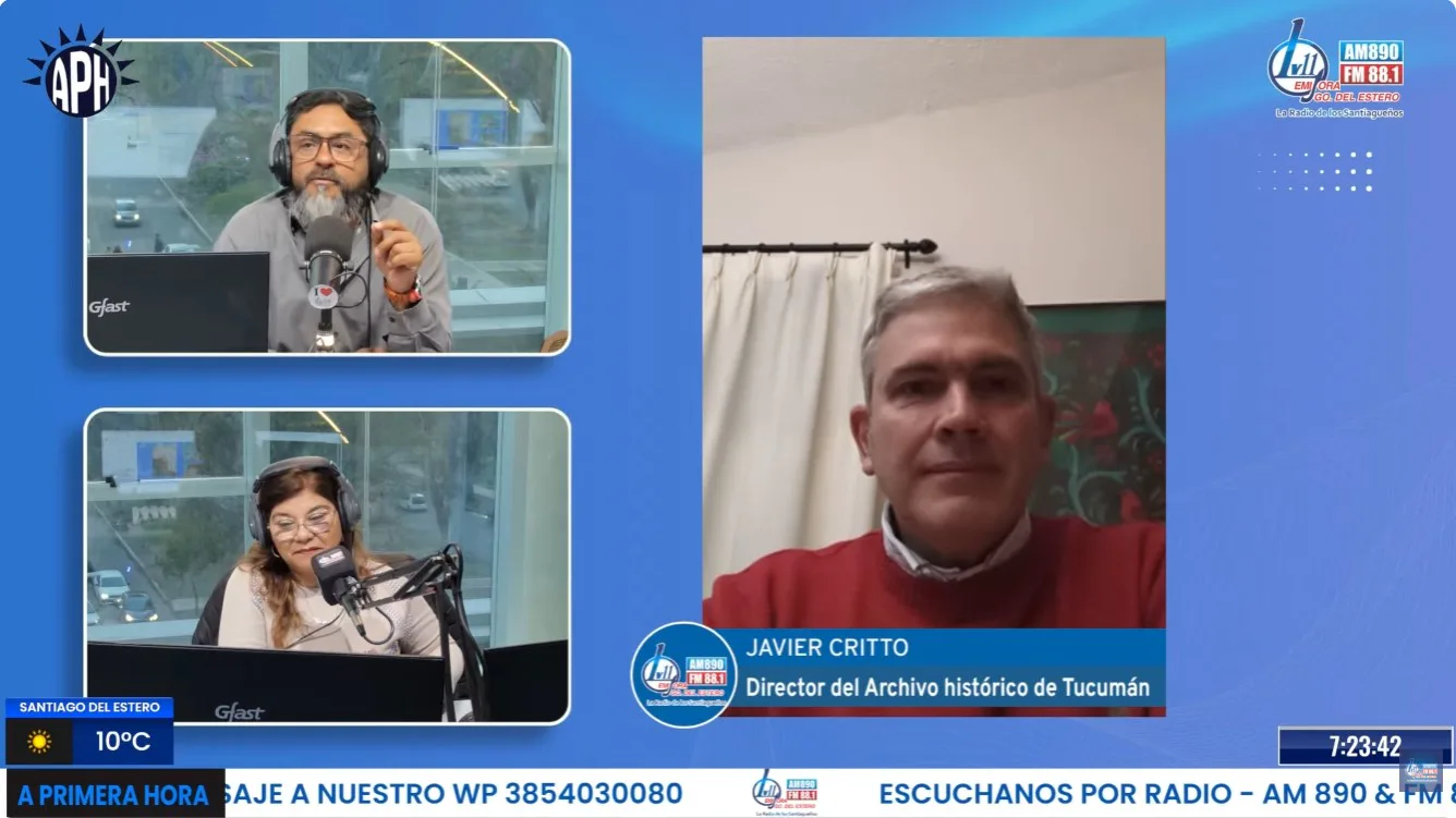 Javier Critto en LV11: “La carta describe hora por hora cómo fue la usurpación de las Islas Malvinas”
