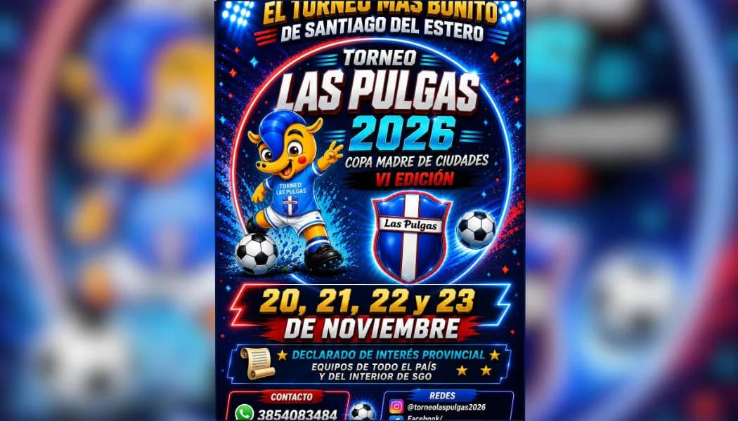 Las Pulgas 2026 ya tiene fecha: cuatro días a puro fútbol infantil en Santiago