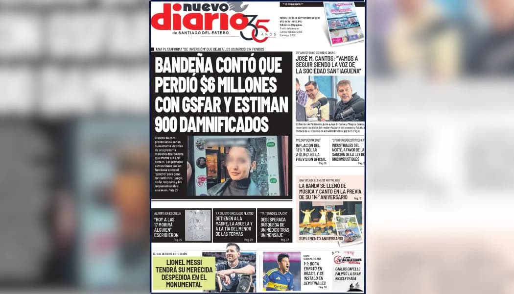 ¡Corte de semana con Nuevo Diario! Ya está en la calle la edición Nº 12.640