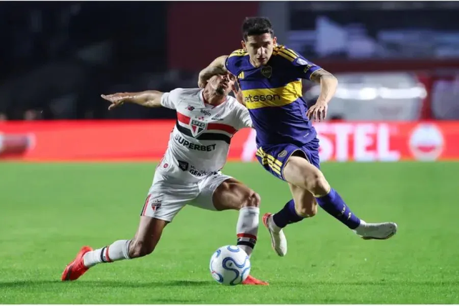 Boca hizo valer la ventaja, empató 1-1 con São Paulo y avanzó a semifinales