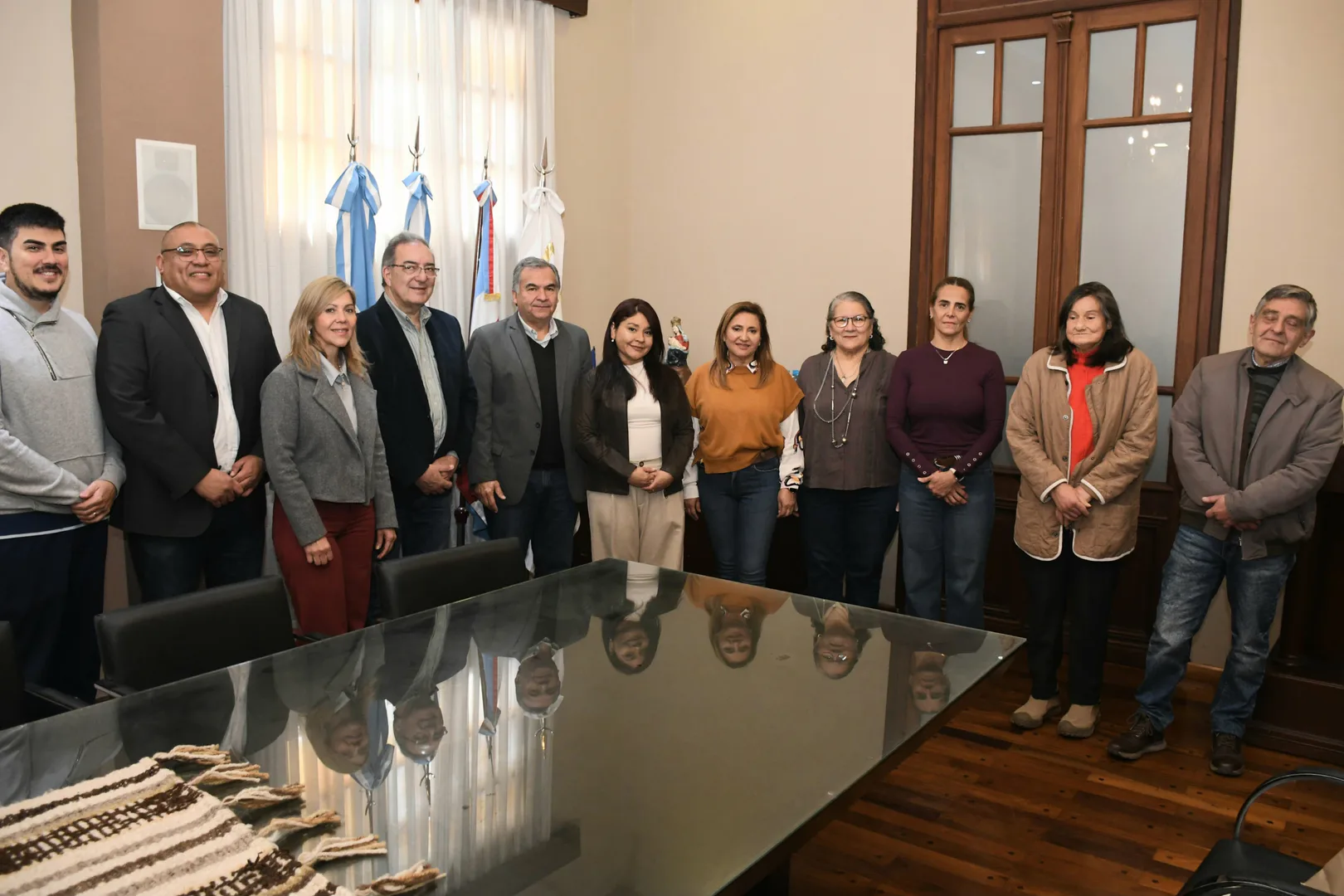 La intendente Norma Fuentes recibió a directivos de la Asociación por la Memoria, la Verdad y la Justicia