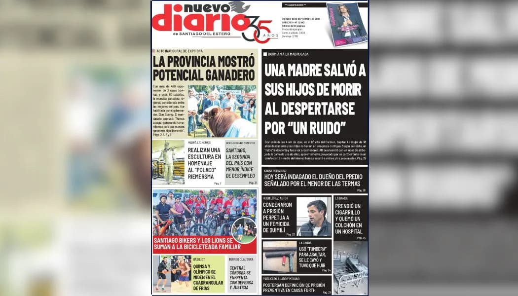 Nuevo Diario te acompaña hasta el último día de la semana: mirá todo lo que trae