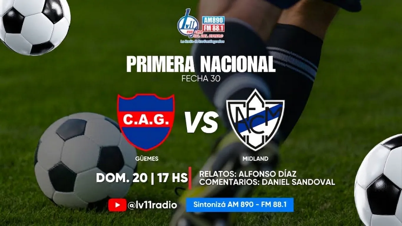 ¡Todos con el Gaucho! Güemes enfrenta a Midland y lo vivís en vivo por LV11