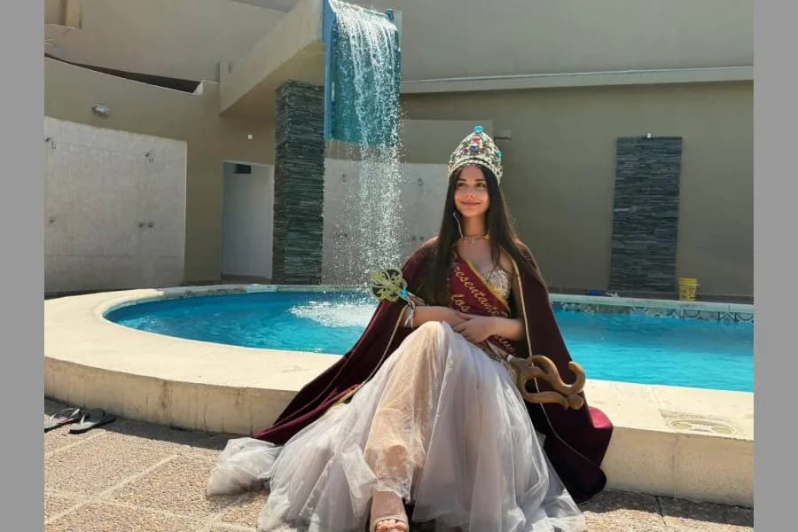 Rumbo a Jujuy: "Mingo" Gattella despidió a Constanza Lastra, la termense que representará a Santiago del Estero en la Fiesta Nacional de los Estudiantes