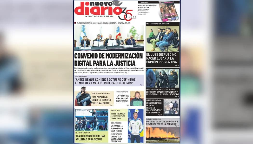 ¡Último día de la semana! Nuevo Diario ya está en las calles con su edición Nº 12.649