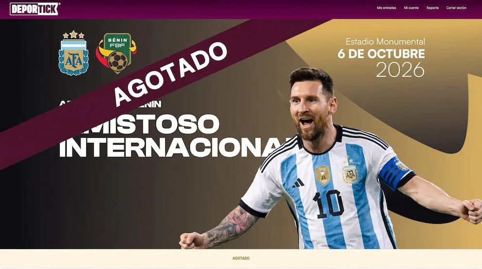 Se agotaron las entradas para la despedida de Lionel Messi de la Selección argentina