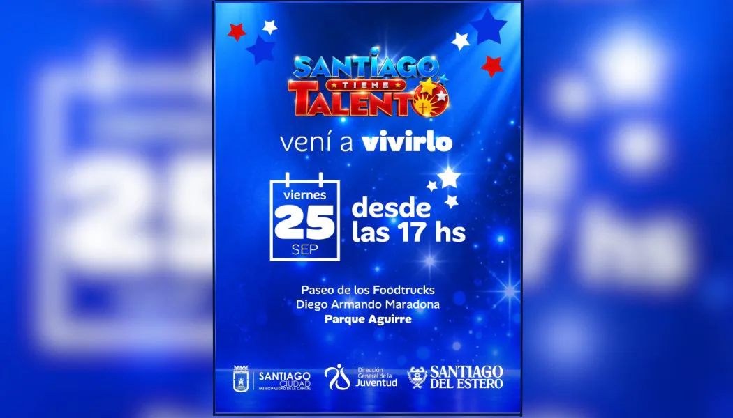 “Santiago Tiene Talento”: música, gastronomía y diversión gratis este viernes en el Parque Aguirre