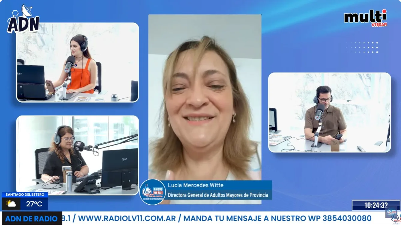 Lucía Witte anticipó en LV11 cómo será “Aura Mayor”, el festival que reunirá a adultos mayores de toda la provincia