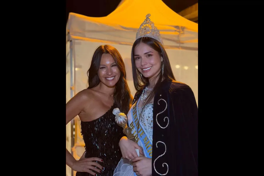 Pampita felicitó a Constanza Lastra Errasti tras su coronación como Representante Nacional de los Estudiantes