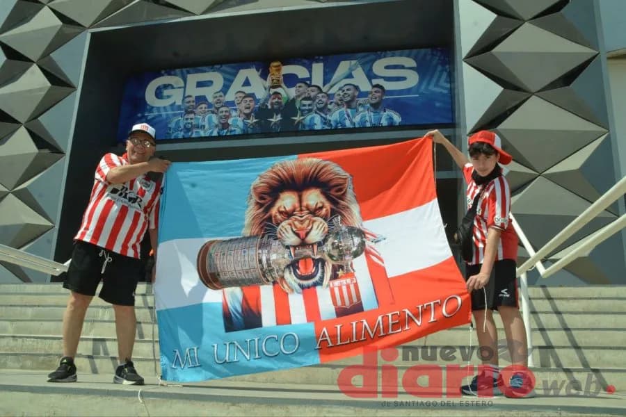 Las postales de la previa del choque entre Estudiantes y Rosario Central en el Estadio Único Madre de Ciudades