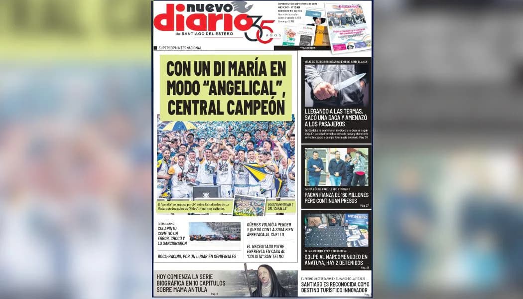 Nuevo Diario te acompaña este domingo: 104 páginas y una edición cargada de suplementos