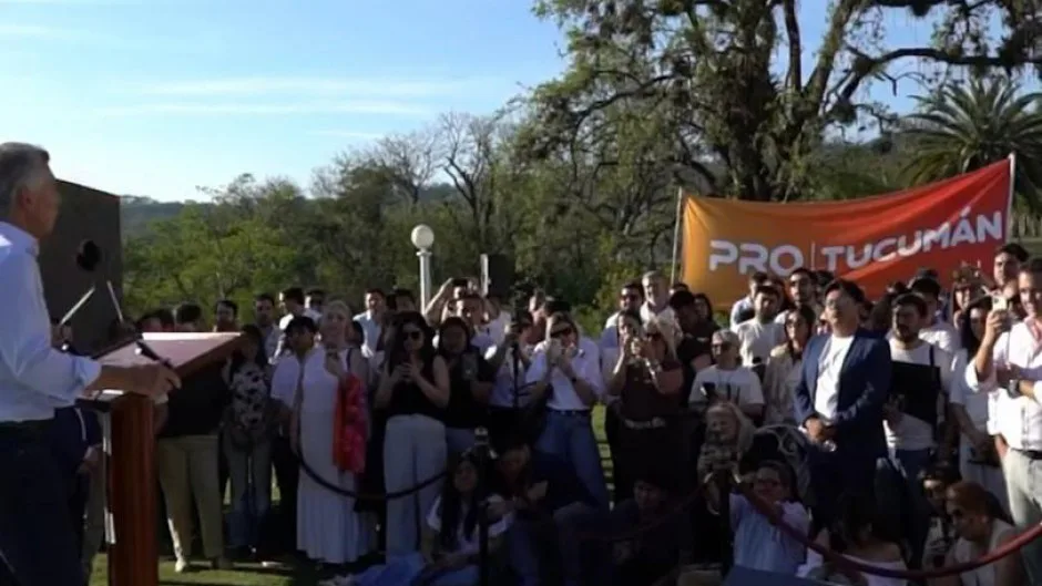 Mauricio Macri encabezó un magro acto del PRO en Jujuy en medio de críticas internas por la baja convocatoria
