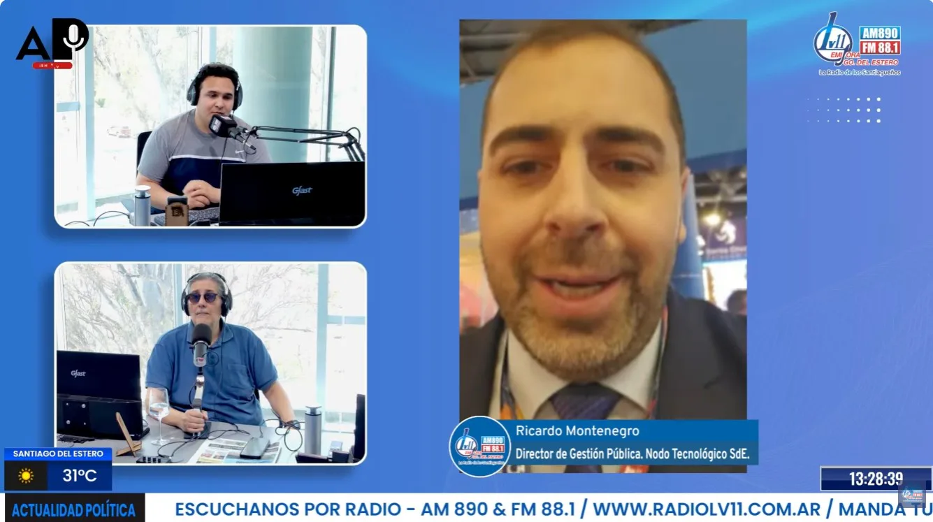 Ricardo Montenegro mostró en LV11 la propuesta de Santiago en la Feria Internacional de Turismo