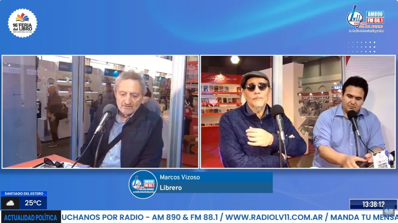 “Que se vuelva a tocar el libro”: Marcos Vizoso destacó el valor de la Feria en tiempos digitales