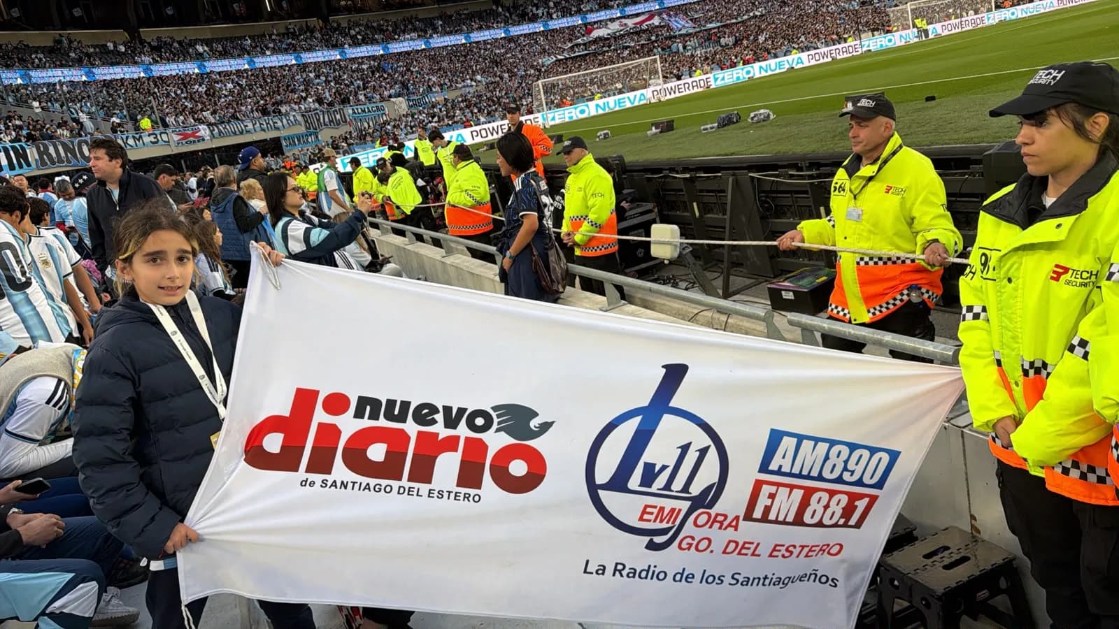El Multimedio desplegó una cobertura especial en el Monumental para la despedida de Lionel Messi