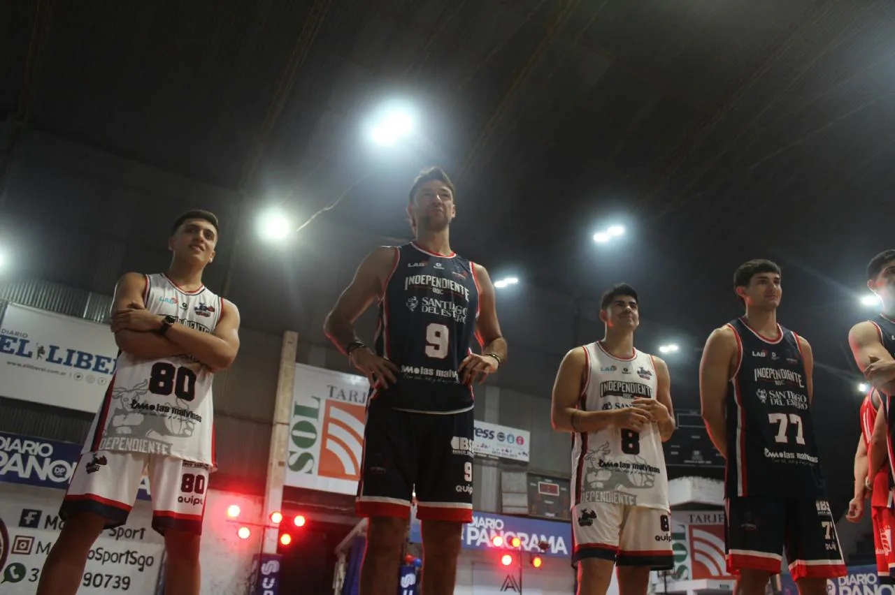 Independiente BBC presentó su nueva camiseta y al plantel profesional para la Liga Argentina de Básquet