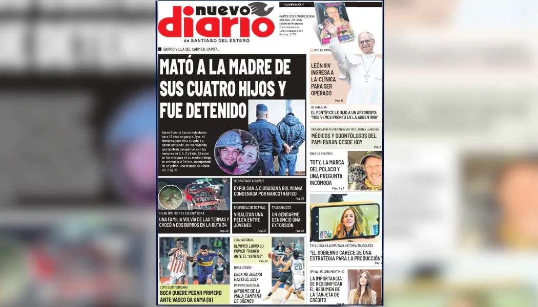 Martes para estar informado: Nuevo Diario llega con una edición cargada de actualidad