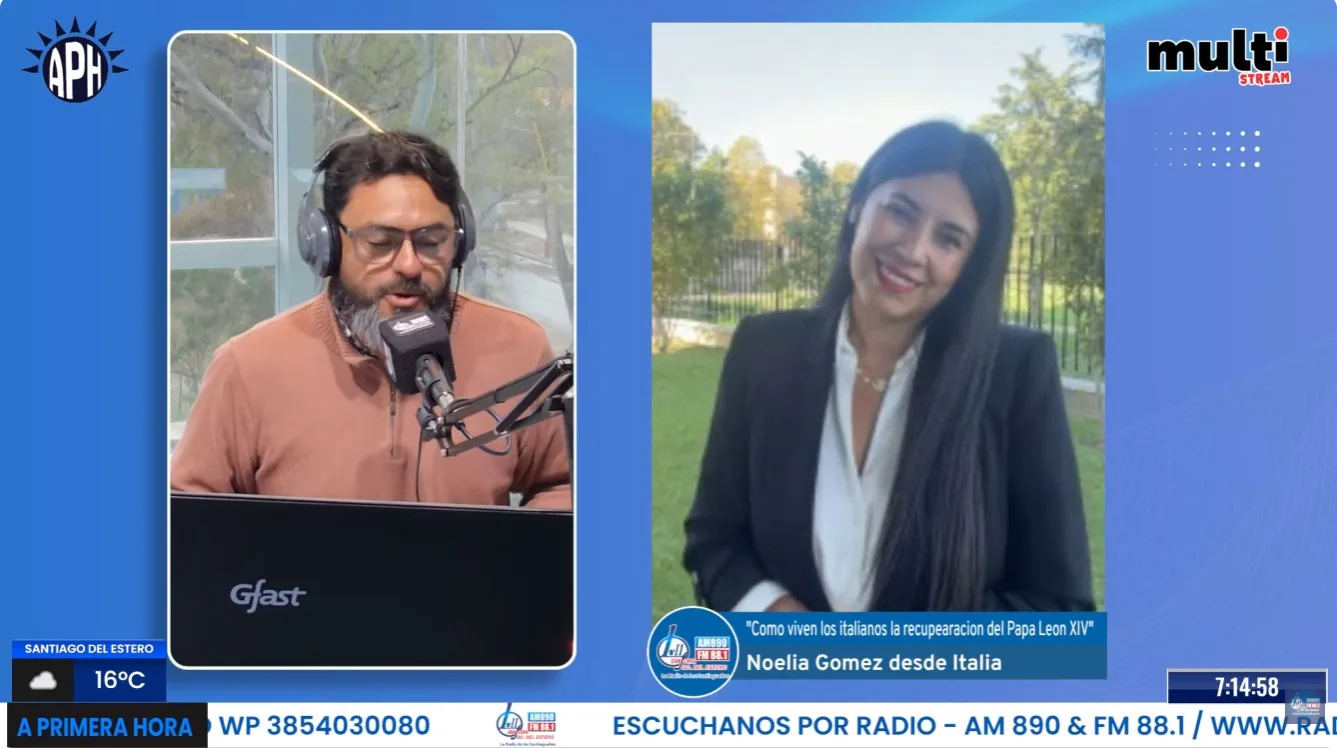 Noelia Gómez contó cómo se vive en Italia la operación del papa León XIV