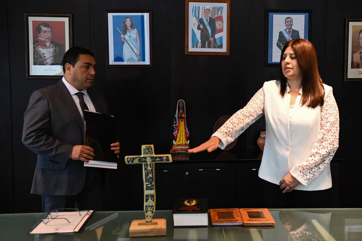 Jorge Murad tomó juramento a la nueva tesorera general y destacó su trayectoria