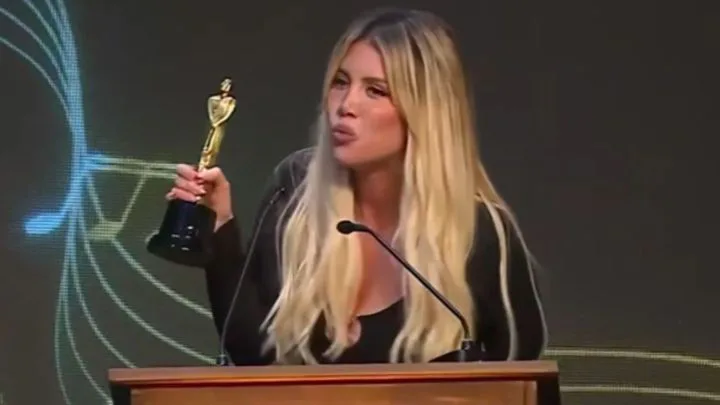 Wanda Nara ganó el Martín Fierro de la Música a Canción Viral por "Bad Bitch" y dejó una sorpresiva frase en su discurso