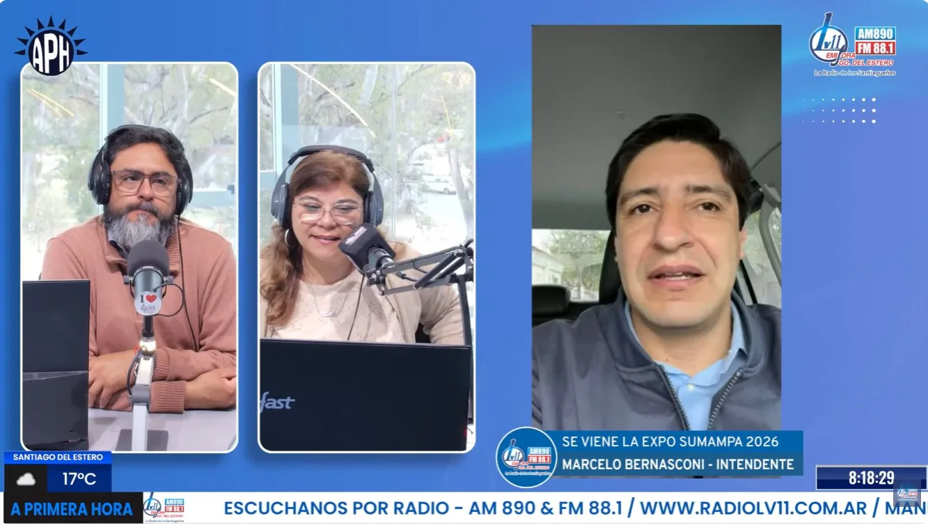 Marcelo Bernasconi anticipó en LV11 todos los atractivos de la Expo Sumampa 2026