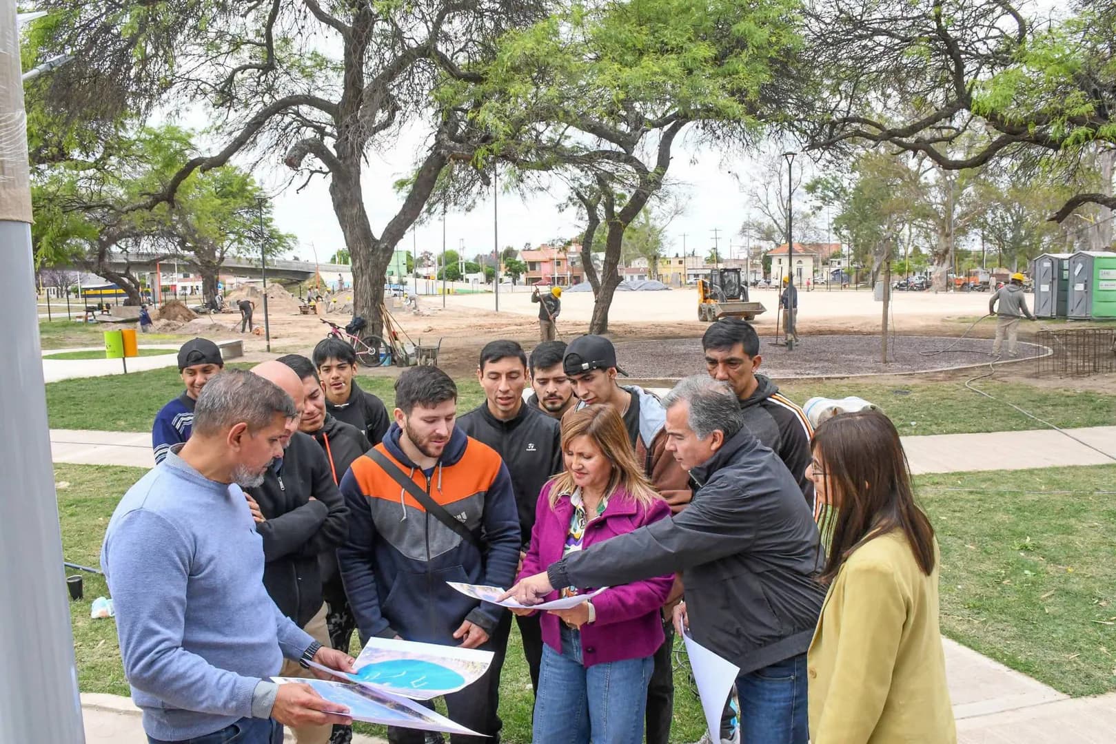 La intendente Norma Fuentes supervisó la etapa final de las obras en el Parque Deportivo Campeones del 28
