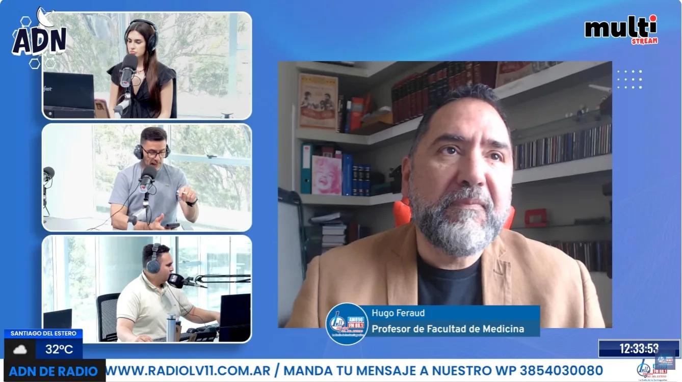 Hugo Feraud habló sobre los desafíos del sistema de salud y anunció un nuevo webinar