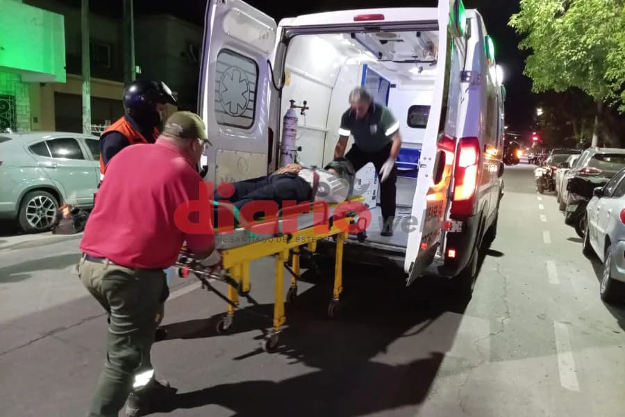 Un cadete de la Escuela de Policía resultó herido tras chocar en moto y el automovilista se dio a la fuga