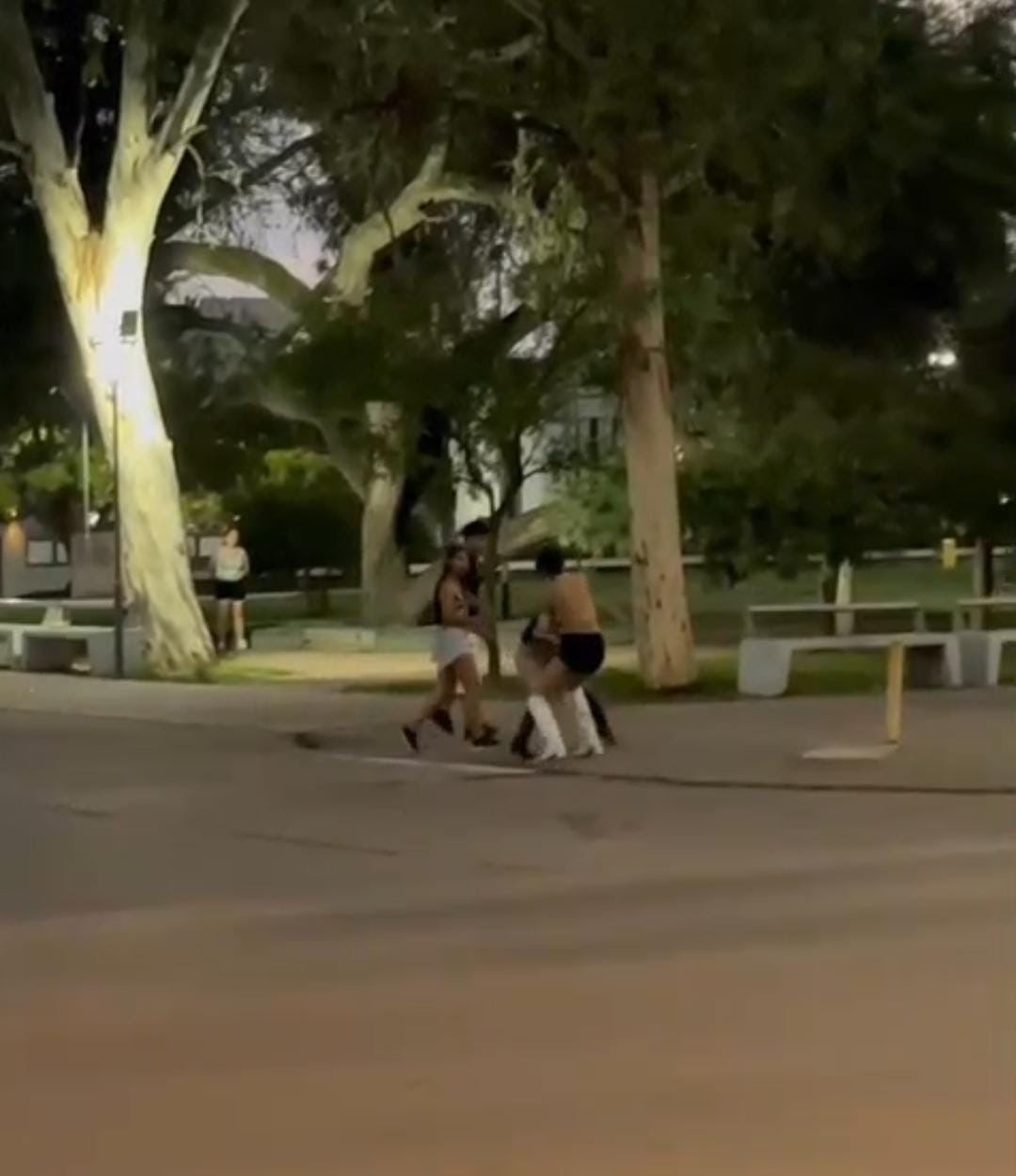 Denuncian brutal agresión grupal a una joven frente a un boliche