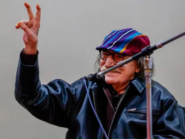 Charly García reapareció en Punta del Este y revolucionó un show de León Gieco