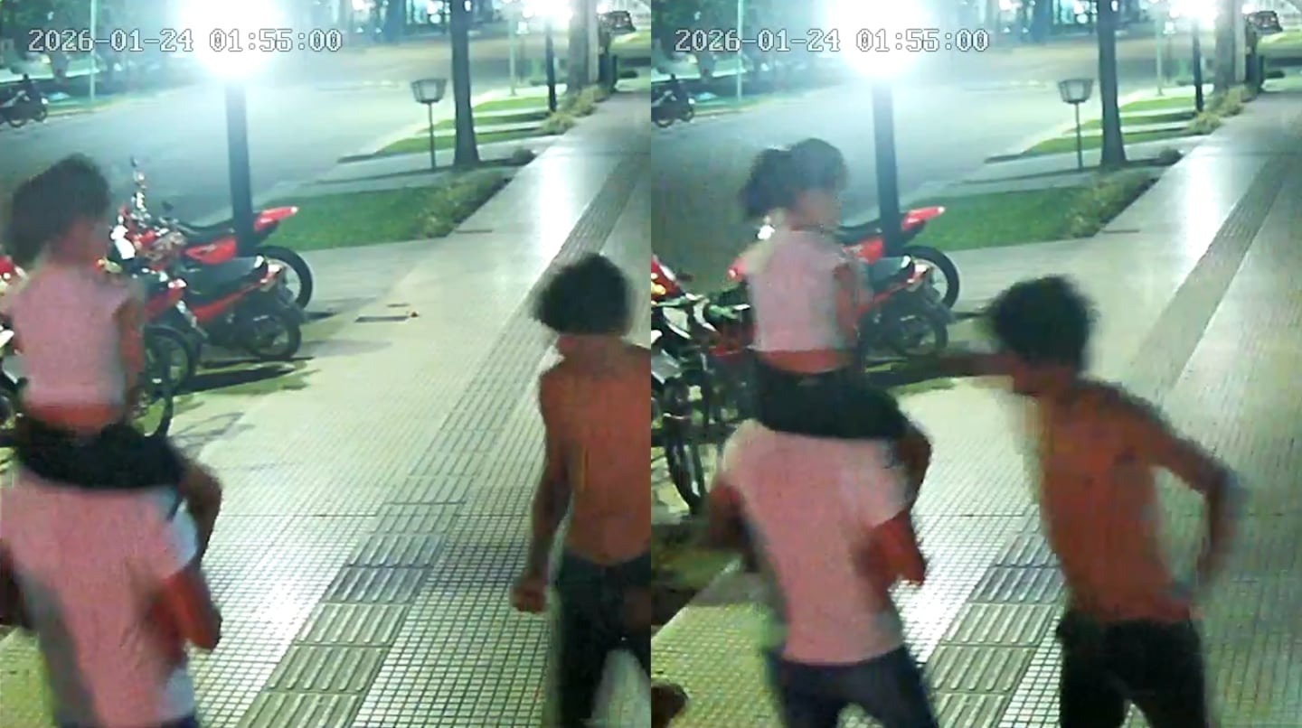Santa Fe: caminaba con su hija en brazos y fue brutalmente golpeado en la calle