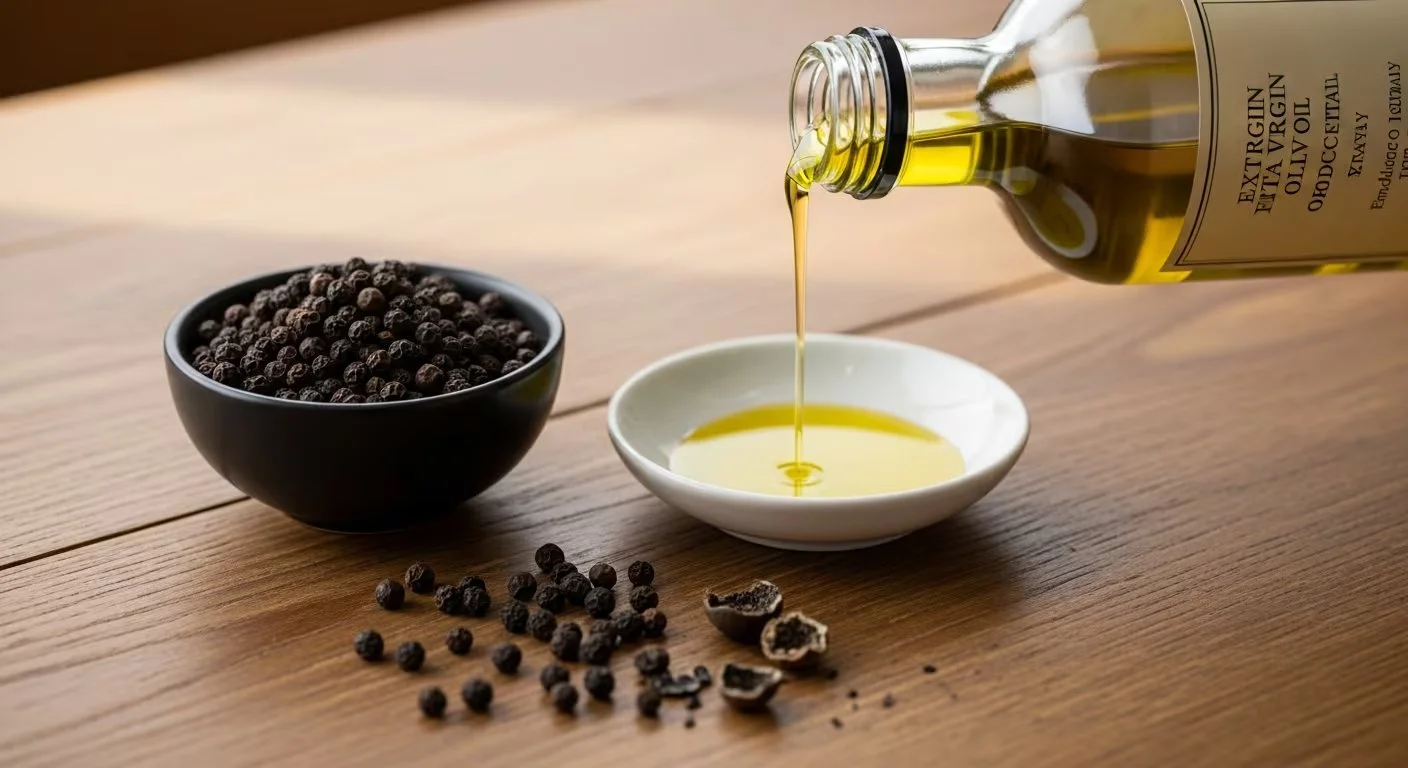 Ciencia: Cómo la pimienta negra y el aceite de oliva potencian los nutrientes de los alimentos que comemos