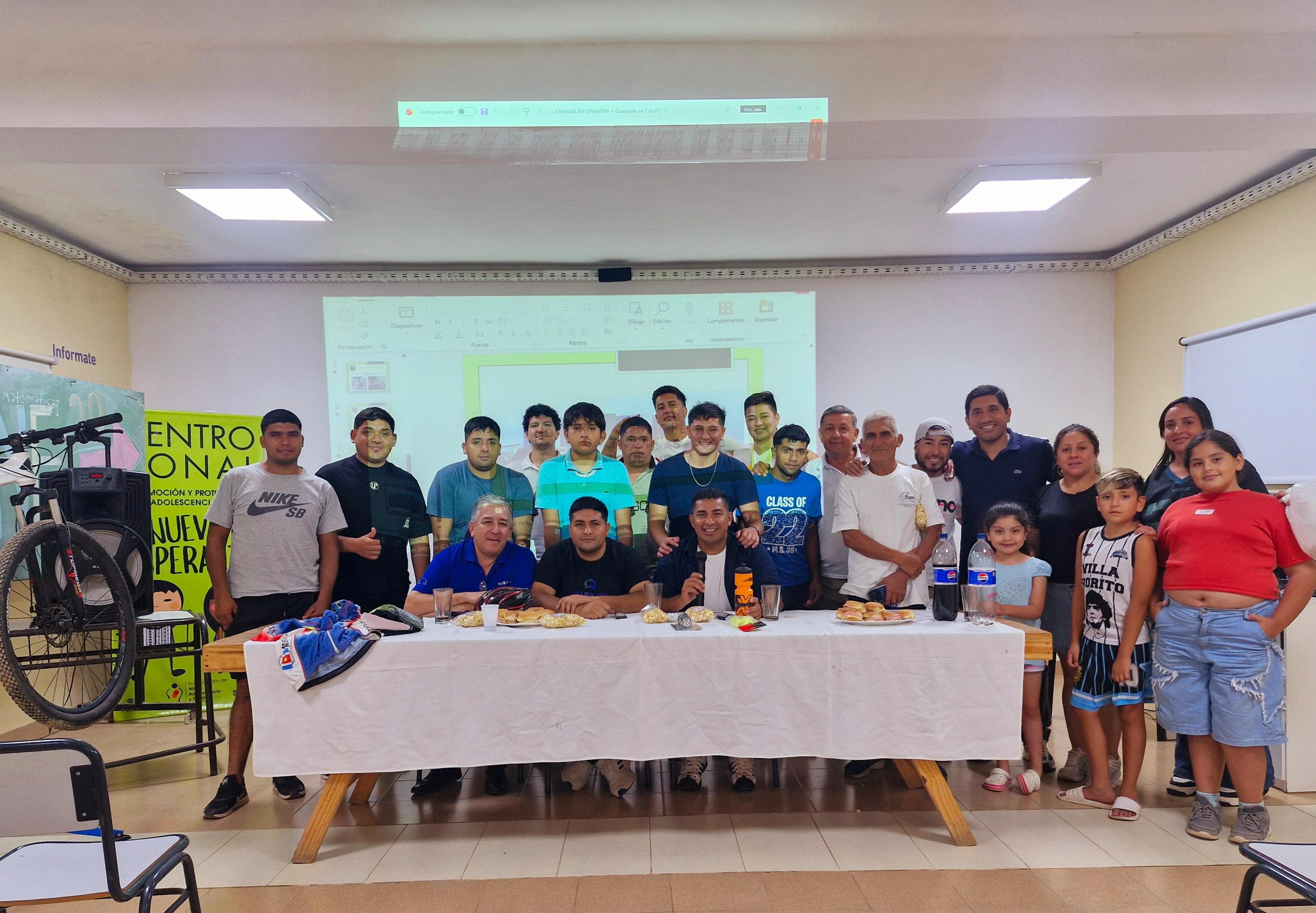 Exitosa primera jornada informativa sobre ciclismo en Nueva Esperanza