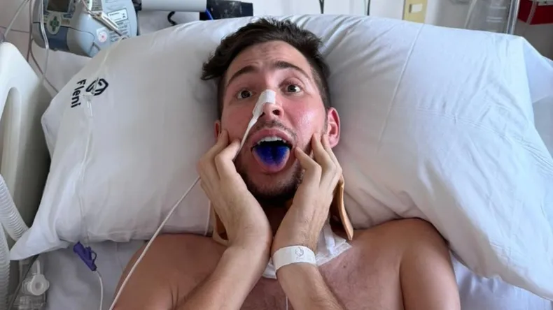 La emotiva visita del médico que salvó a Juan Cruz Yacopini: "Hoy es un hermano"