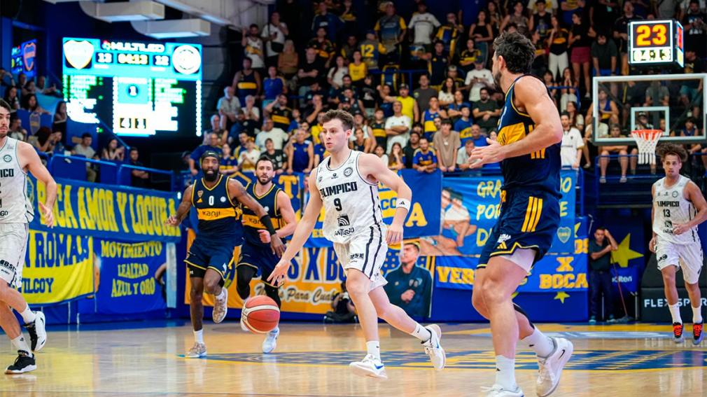 Olímpico cayó ante Boca en un partido parejo y se mantiene en la 15ª posición de la Liga Nacional