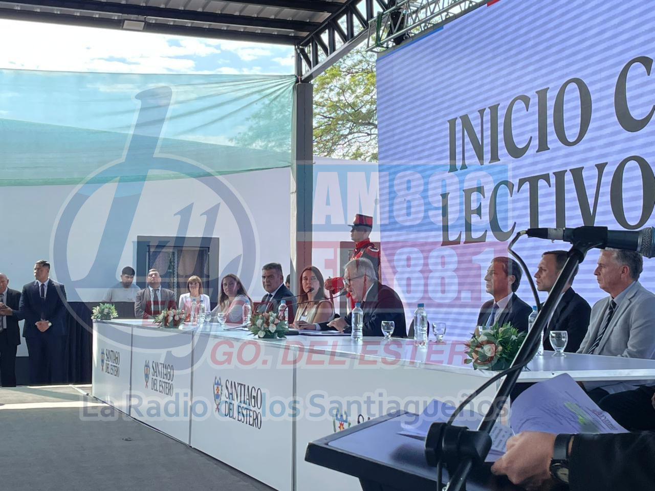 Apertura del Ciclo Lectivo: El Gobernador Elías Suárez en Las Delicias sotiene que "Invertir en educación es invertir en justicia social y en futuro"