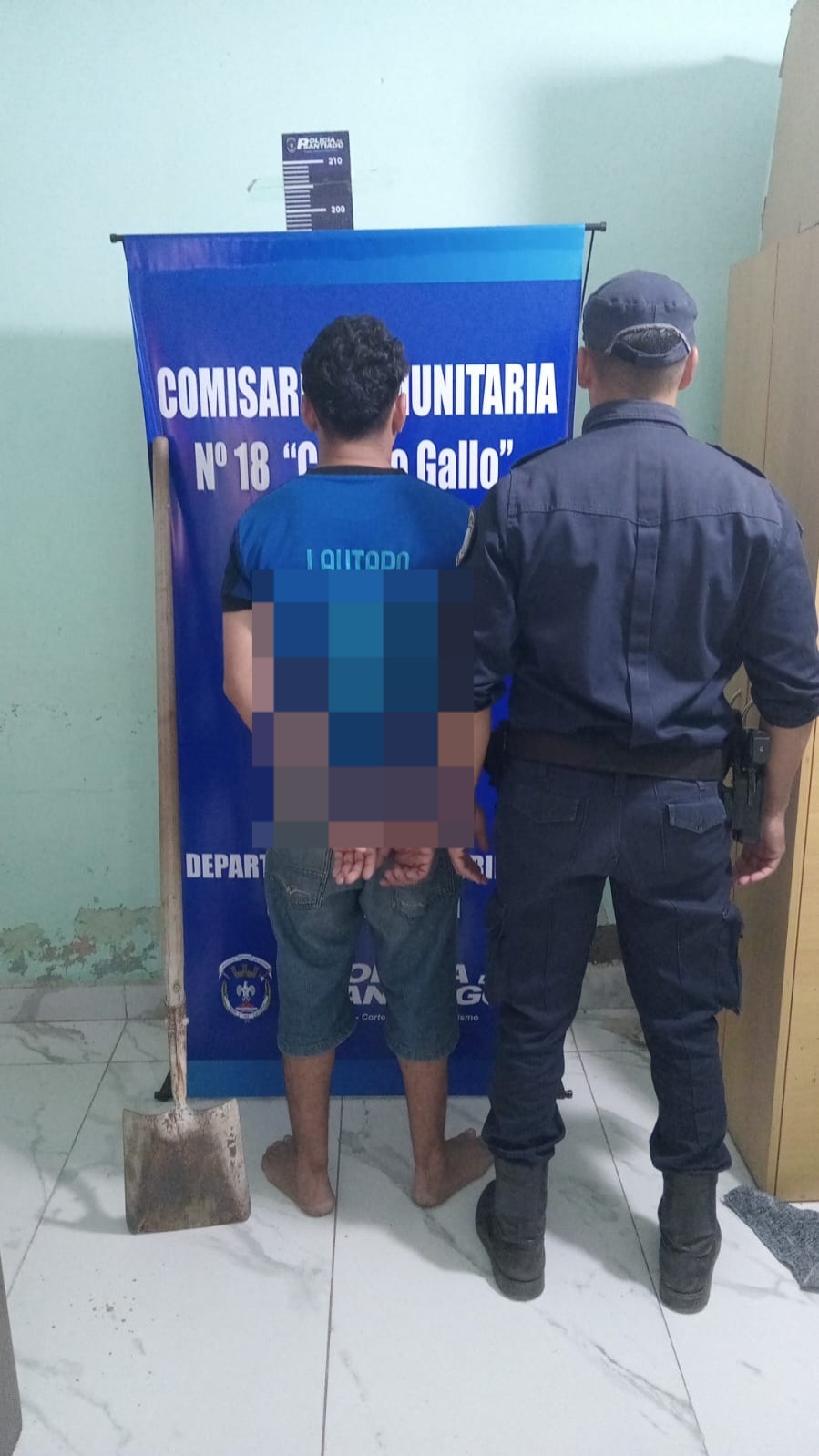 Campo Gallo: detienen a un joven y recuperan bienes denunciados como robados