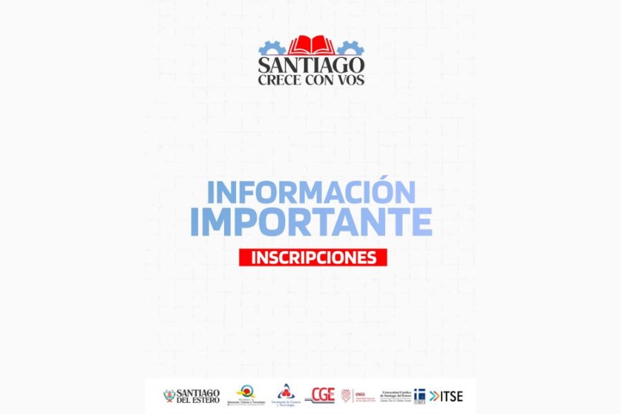 Santiago Crece con Vos: habilitan 1.000 nuevos cupos para cursos de formación