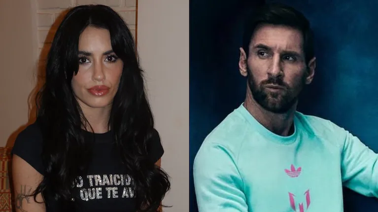 Lali Espósito desmintió con ironía un posteo falso contra Messi