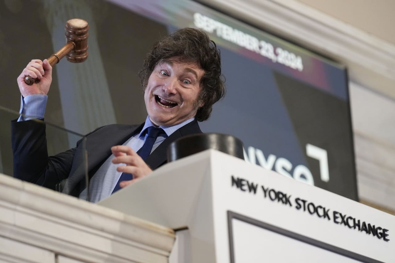 Javier Milei desembarcó en Nueva York para seducir a grandes inversores y fondos de capital