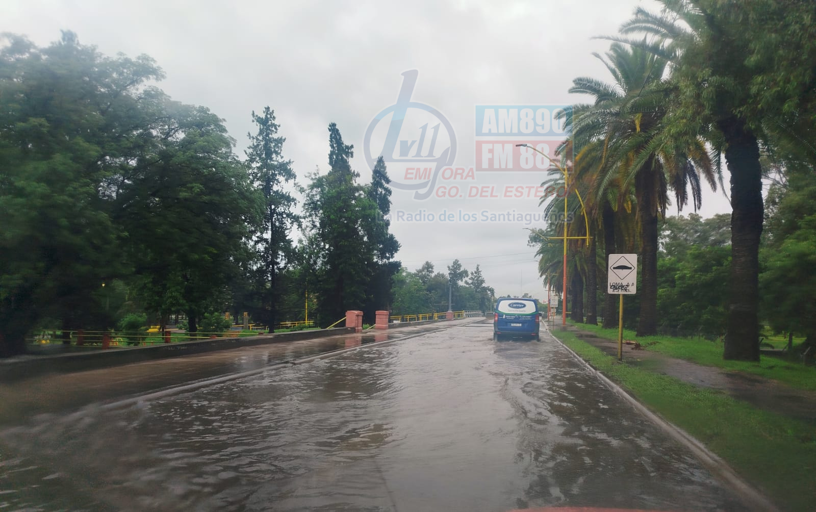 Intensa lluvia en Santiago: 50 mm en cuatro horas en la Capital y picos de 52 mm en Villa Robles