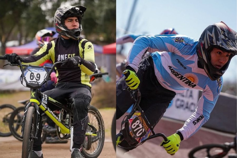 Orgullo de La Banda: Santiago Cejas debuta en la máxima categoría del BMX nacional