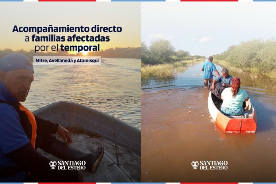 El Estado provincial refuerza la asistencia en Mitre, Atamisqui y Avellaneda